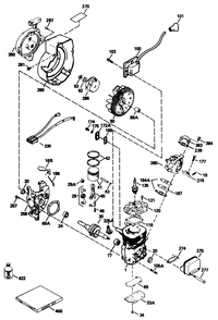Engine Tecumseh Model No. Hsk600 Type 1681r (Model No. 38196 Only) Diagram and Parts List for 38196 3900001 - 3999999 Toro Snow Blower