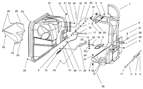 Part Location Diagram of 98-3662 Toro GRIP-HANDLE