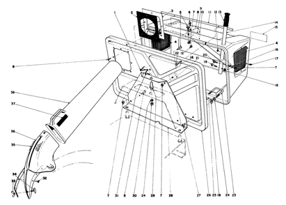 Easy-Empty Grass Catcher Model 59046 (Optional) (Continued) Diagram and Parts List for 56125 3000001 - 3999999 Toro Lawn Tractor