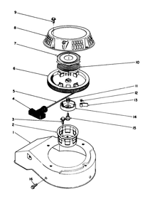 Recoil Assembly (Model No. 47pn2-3) Diagram and Parts List for 22037B 39000001 - 39999999 Toro Lawn Mower