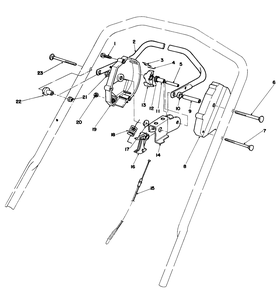 Control Assembly Diagram and Parts List for 20584 6000001 - 6999999 Toro Lawn Mower