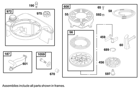Engine Briggs & Stratton Model 12h802-1767-E1 Diagram and Parts List for 20651 9900001 - 9999999 Toro Lawn Mower