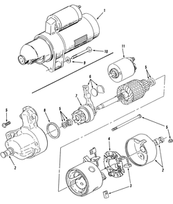 Section 10-Starter Diagram and Parts List for Y1-16OE01  Toro Lawn Tractor