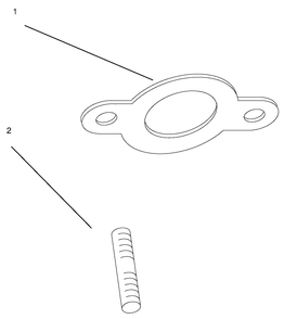 Exhaust Diagram and Parts List for 72110 7900001 - 7999999 Toro Lawn Tractor