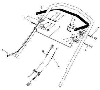 Traction Control Assembly Diagram and Parts List for 20674 3000001 - 3999999 Toro Lawn Mower