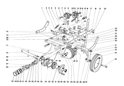 Part Location Diagram of 7-0027 Toro Bellcrank