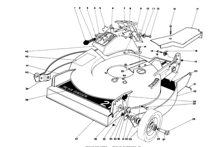 Part Location Diagram of 40-2250 Toro DISCONTINUED