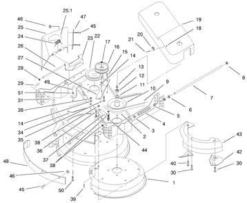 Part Location Diagram of 93-9481 Toro DISCONTINUED
