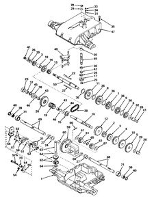 Peerless Transaxle Model 801b Diagram and Parts List for 57360 0000001 - 0999999 Toro Lawn Tractor