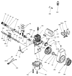 Engine Tecumseh Model No. Hsk850 Type 8312b Diagram and Parts List for 38425 7900001 - 7999999 Toro Snow Blower