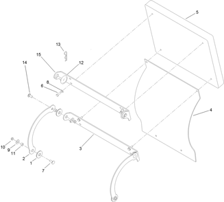 Cushion Assembly Diagram and Parts List for 74534TE (313000001-313999999)(2013) Toro Lawn Mower