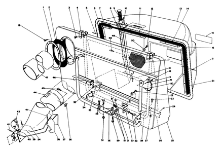 Easy-Empty Grass Catcher Model 59111 (Optional) Diagram and Parts List for 56155 6000001 - 6999999 Toro Lawn Tractor