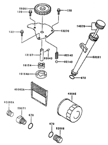 Crankshaft Assembly Diagram and Parts List for 74228 (210000001-210999999)(2001) Toro Lawn Mower