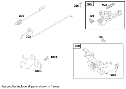 Engine Briggs & Stratton Model 12h802-1758-E1 Diagram and Parts List for 20452 8900001 - 8999999 Toro Lawn Mower