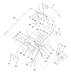 Part Location Diagram of 94-9666 Toro DISCONTINUED