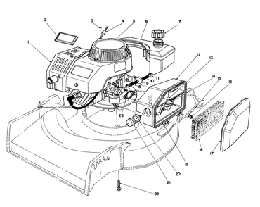 Engine Assembly Diagram and Parts List for 16585 9000001 - 9999999 Toro Lawn Mower