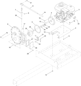 Part Location Diagram of 1-807014 Exmark KEY,WOODRUFF