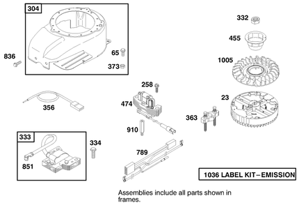 Engine Gts-200 Diagram and Parts List for 26639 8900001 - 8999999 Toro Lawn Mower