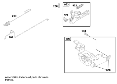 Engine Briggs & Stratton Model 12u802-1739-E1 Diagram and Parts List for 20716 8900001 - 8999999 Toro Lawn Mower
