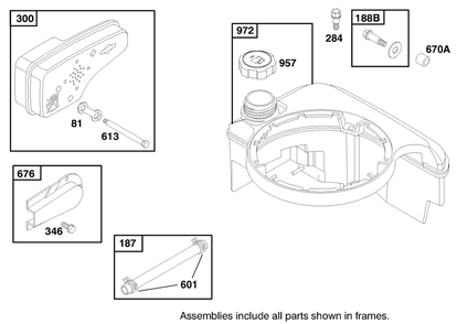 Engine Briggs & Stratton Model 12f802-1750-E1 Diagram and Parts List for 20776 9900001 - 9999999 Toro Lawn Mower