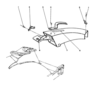 Side Discharge Chute Model No. 59110 (Optional) Diagram and Parts List for 20626C 7000001 - 7999999 Toro Lawn Mower