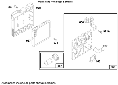 Engine Briggs & Stratton Model 12f802-0667-01 Diagram and Parts List for 20804 7900001 - 7999999 Toro Lawn Mower
