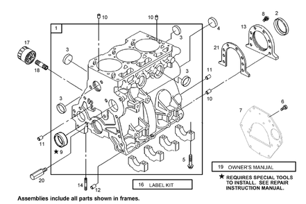 Cylinder Assembly Diagram and Parts List for 74268 (313000001-313999999)(2013) Toro Lawn Mower