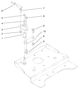 Slow In Turns Front Assembly Diagram and Parts List for 73550 8900001 - 8999999 Toro Lawn Tractor