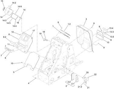 Part Location Diagram of 145-1172 Toro DECAL-HYPERCELL