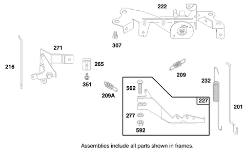 Part Location Diagram of 807528 Toro Lever-Governor