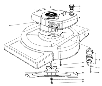 Engine Assembly Diagram and Parts List for 18015 9000001 - 9999999 Toro Lawn Mower