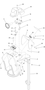 Chute Assembly Diagram and Parts List for 37798 413000000 - 416159999 Toro Snow Blower