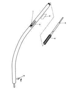 Shaft & Tube Assembly Diagram and Parts List for 51613 3000001 - 3999999 Toro Trimmer