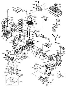 Engine Tecumseh Model Hmsk80-155386t (Cont.) Diagram and Parts List for 38543 6900001 - 6999999 Toro Snow Blower