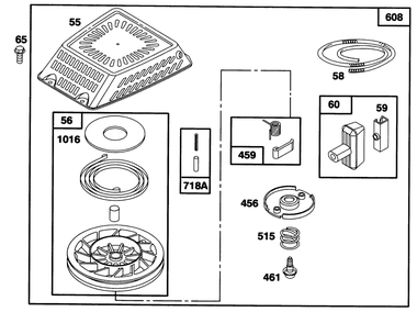 Engine Gts 150 Model 97772-0118-02 Model 97772-0318-A2 Diagram and Parts List for 20464 5900001 - 5999999 Toro Lawn Mower