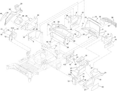 Part Location Diagram of 144-7008 Toro Decal-Service, Shut-Off