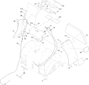 Tower Assembly Diagram and Parts List for 29519 400000000 - 999999999 Toro Aerator