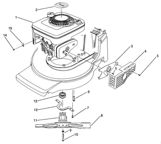 Engine Assembly Diagram and Parts List for 20900 0000001 - 0999999 Toro Lawn Mower