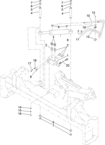 Part Location Diagram of 137-3895 Toro Pin-Pivot