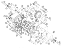 Transmission Parts List Diagram and Parts List for 854 1964 Toro Lawn Tractor