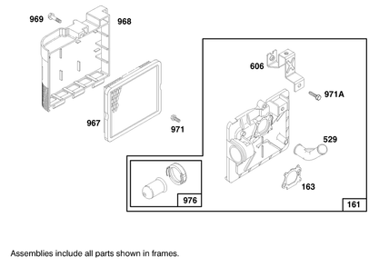 Engine Briggs & Stratton Model 12h807-0660-01 Diagram and Parts List for 20480 7900001 - 7999999 Toro Lawn Mower