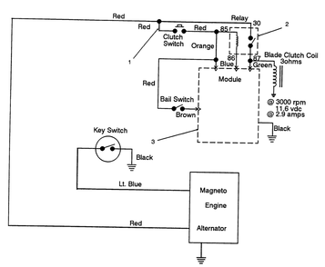 Electric Schematic Diagram and Parts List for 30176 690001 - 691912 Toro Lawn Tractor Accessories