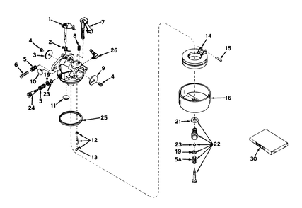 Part Location Diagram of 31859 Toro Shaft Lever Assy., Choke