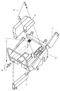 Part Location Diagram of T7144 Toro WEIGHT