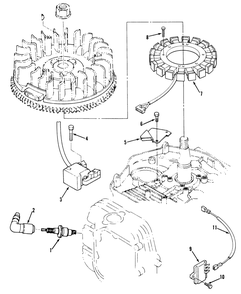 Ignition-612-Z Diagram and Parts List for Y1-16OE03 1000001 - 1999999 Toro Lawn Tractor