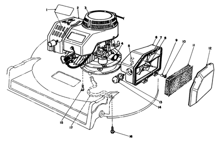Engine Assembly Diagram and Parts List for 22038 8900001 - 8999999 Toro Lawn Tractor Accessories