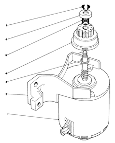 Starter Assembly Diagram and Parts List for 20718 5000001 - 5999999 Toro Lawn Mower