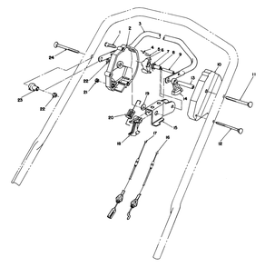 Traction Control Assembly Diagram and Parts List for 26682 9000001 - 9999999 Toro Lawn Mower