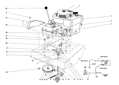 Engine Assembly Diagram and Parts List for 56108 3000001 - 3999999 Toro Lawn Tractor Accessories