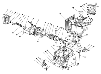Engine Assembly (Continued) (Model No. Vmj8) Diagram and Parts List for 20622C 9000001 - 9999999 Toro Lawn Mower